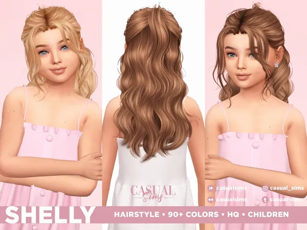 Shelly Hairstyle for children - With bangs