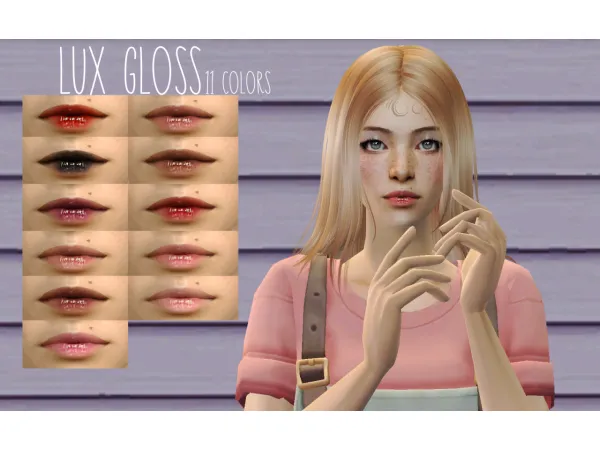 LUX GLOSS lime sims by lemon - The Sims 2 Custom Content