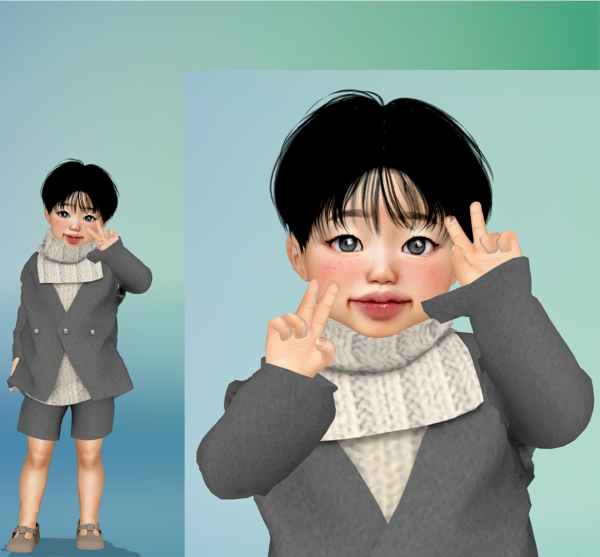 Alpha MOOOD N94 HAIR CONVERSION by simsfinds - The Sims 4 Custom Content