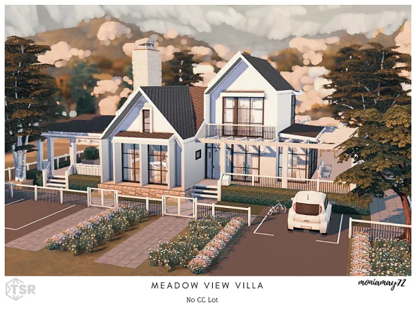 Mix Meadow View Villa NOCC - The Sims 4 Custom Content
