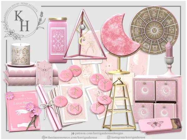 Alpha [khd] lovespells set - The Sims 4 Custom Content