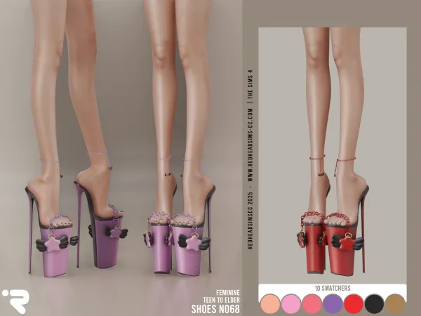 Alpha AF SHOES N068 - The Sims 4 custom content