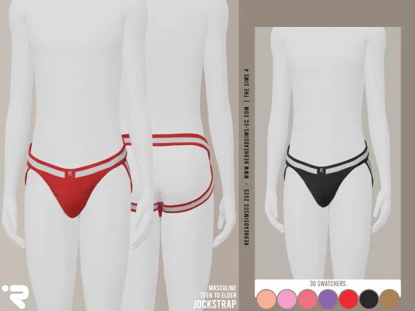 Alpha AM JOCKSTRAP - The Sims 4 Custom Content