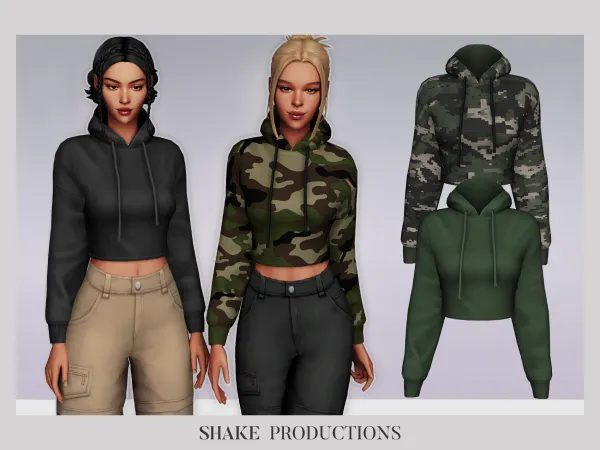 Maxis Match Darla Hoodie - The Sims 4 Custom Content