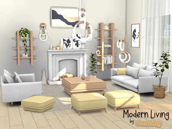 Maxis Match Modern Living - The Sims 4 Custom Content