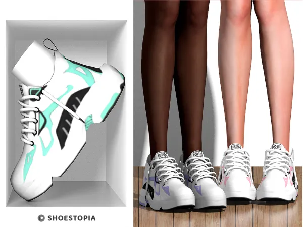 Alpha Shoestopia Cordex Sneakers - The Sims 4 Custom Content