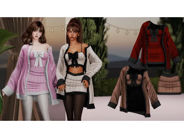 Alpha TAYLORS SET by Beto - The Sims 4 Custom Content