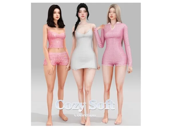 Alpha Cozy Soft SleepWear Collection 41785736887823 - The Sims 4 Custom Content