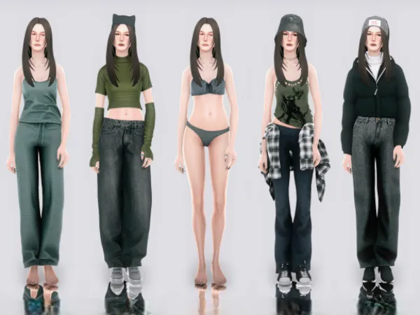 Mix Alexa Foster by aesteri - The Sims 4 Custom Content
