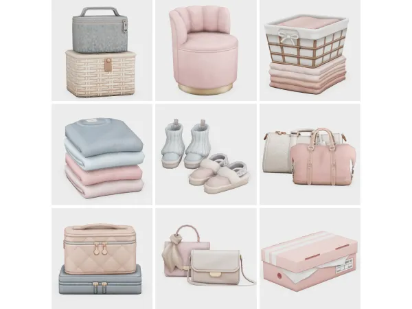 girly closet items | sims 4 cc finds by boujeesimss