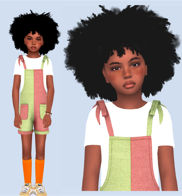 Alpha KHADIJAH 551 CURLY FADE HAIR KIKO VANITY TORI FRO HAIR CONVERSION by simsfinds - The Sims 4 Custom Content