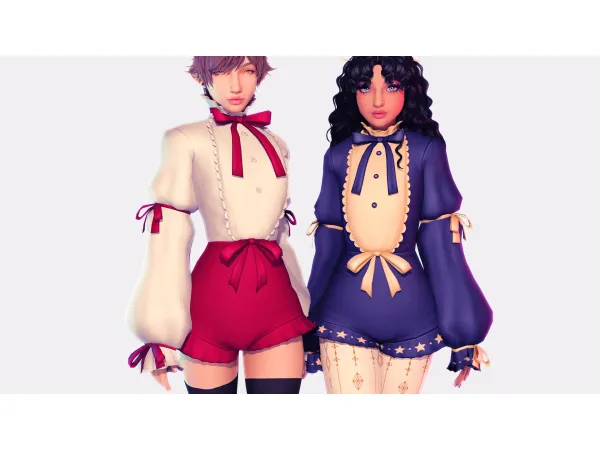 Maxis Match KAWAII ROMPER by Saruin - The Sims 4 Custom Content