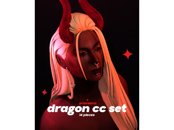 Sims 4 Maxis Match Male Nails CC: dragon cc set by orionisms