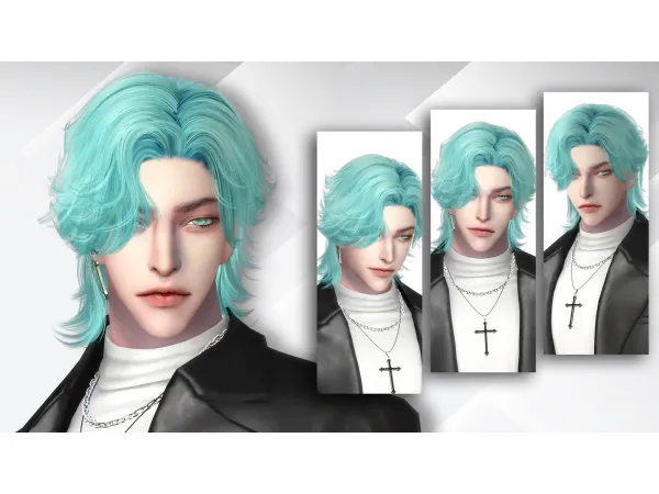 Alpha MIR HAIRSTYLE by Vivian Dang - The Sims 4 Custom Content