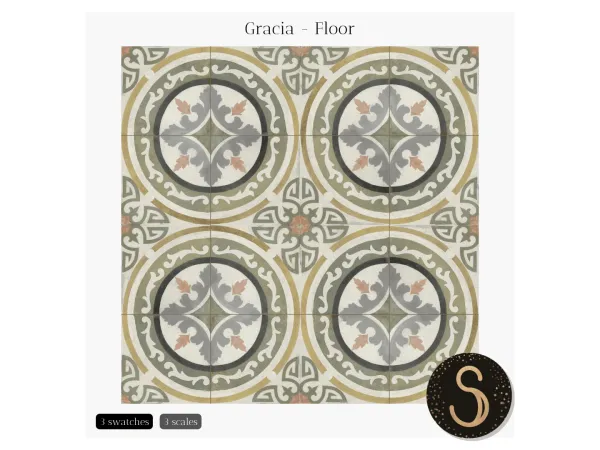 Mix Gracia Floors by Sims4Luxury - The Sims 4 Custom Content