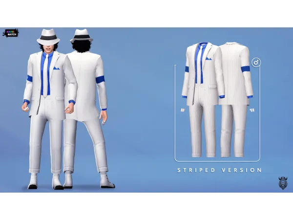 Alpha MJ SMOOTH CRIMINAL SET by Oranos - The Sims 4 Custom Content