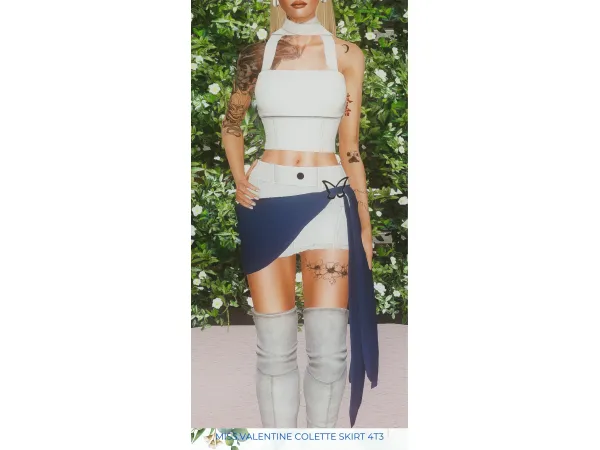 MISSVALENTINE COLETTE SKIRT 4T3 by nakiri88 - The Sims 3 Custom Content