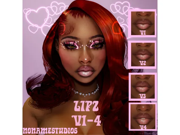 Mix LIPZ Presets V1 4 by nonvmestudios - The Sims 4 Custom Content