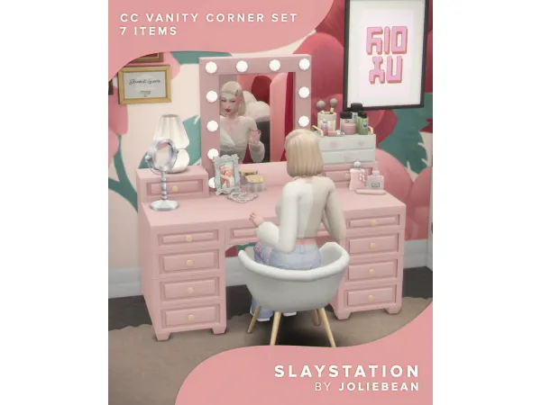 Maxis Match Slaystation Set by Joliebean - The Sims 4 Custom Content