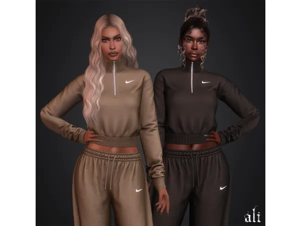 Alpha NIKE set FEB2025 by ali - The Sims 4 Custom Content