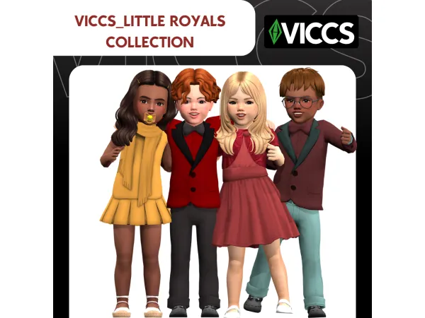 Mix VICCS_LITTLE ROYALS COLLECTION - The Sims 4 Custom Content