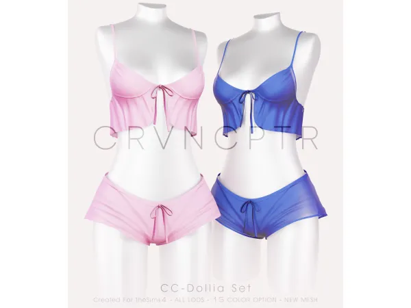 Alpha Dollia Set - The Sims 4 Custom Content
