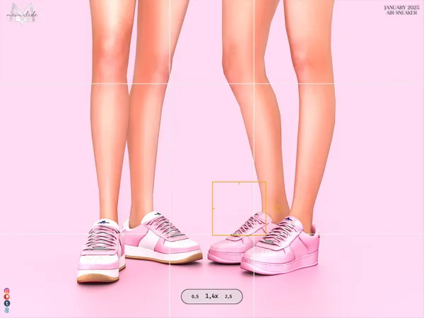 Mix Air Sneaker (Female) by Mermalade - The Sims 4 Custom Content
