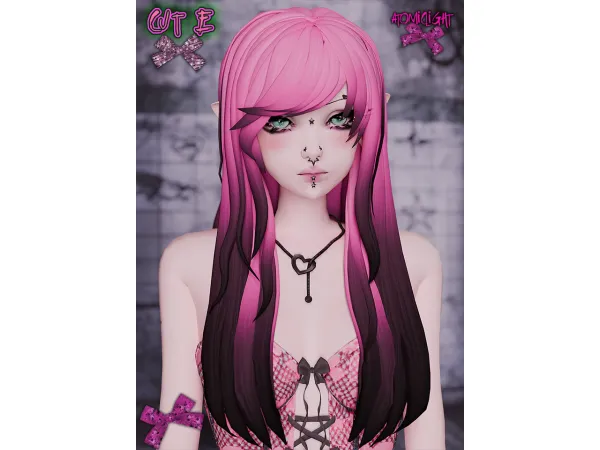 Maxis Match Cut E hair by atomiclight - The Sims 4 Custom Content