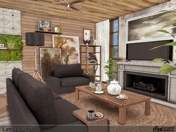 Mix Latte Lounge - The Sims 4 Custom Content