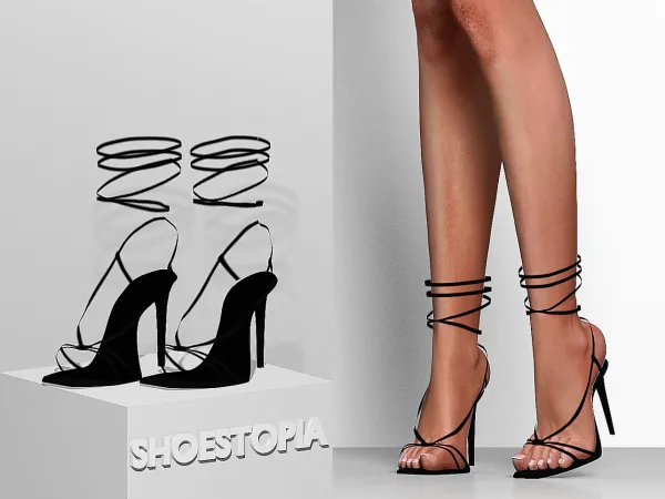 Alpha Shoestopia Bak Sandals - The Sims 4 Custom Content