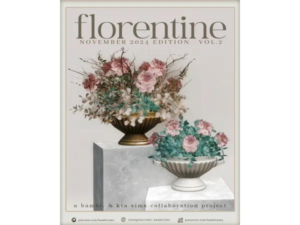 Alpha florentine vol 2 by Bambisims - The Sims 4 Custom Content