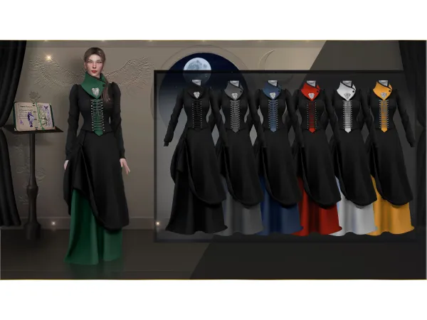 Alpha Alchemist Lady clothing 3 by DanSimsFantasy - The Sims 4 Custom Content