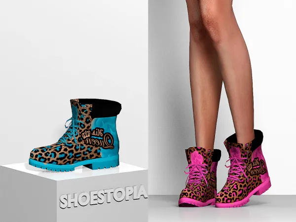 Alpha Shoestopia His Queen Sneakers - The Sims 4 Custom Content