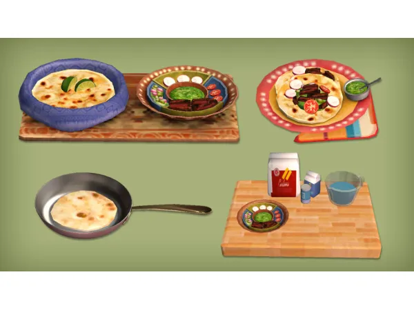 Tacos De Asada Food by jacky93sims - The Sims 2 Custom Content