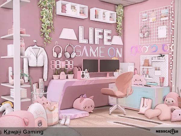 Mix Kawaii Gaming - The Sims 4 Custom Content