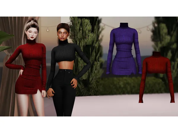Alpha BILLIE SET by Beto - The Sims 4 Custom Content