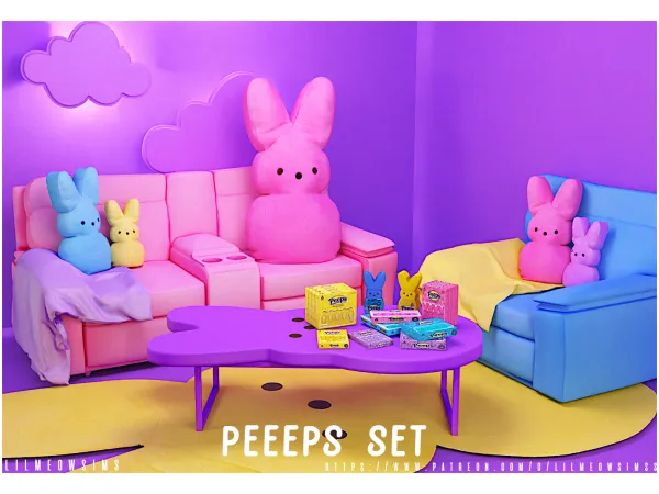 Alpha Peeps Set - The Sims 4 Custom Content