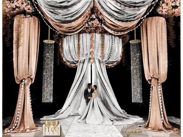 Alpha GL'Amor (wedding venue set) - The Sims 4 Custom Content