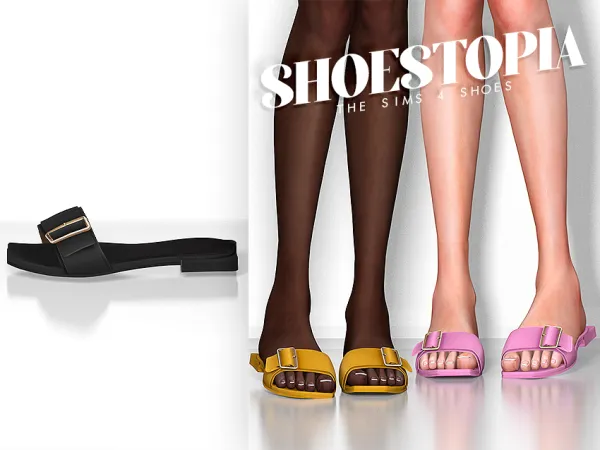 Alpha Shoestopia Fivela Slid - The Sims 4 Custom Content