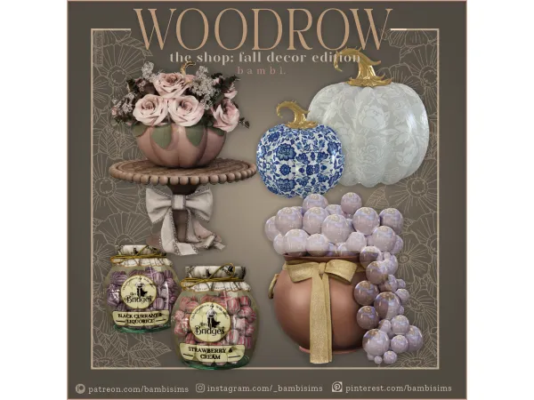 Alpha woodrow by Bambisims - The Sims 4 Custom Content