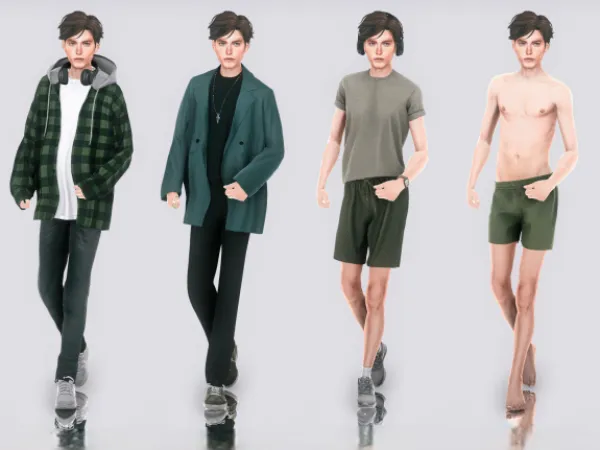 Mix Markus Loran by aesteri - The Sims 4 Custom Content