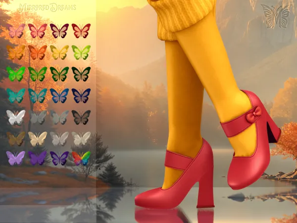 Maxis Match Shoes Velma Dinkley Mistu00e9rio SA (Post 33) - The Sims 4 Custom Content