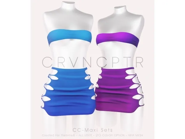 Alpha Maxi Sets - The Sims 4 Custom Content