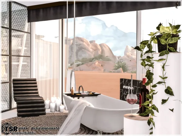 Mix BH8 Bathroom - The Sims 4 Custom Content