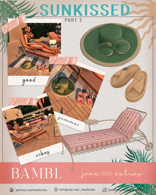 Alpha sunkissed part 2 by bambisims - The Sims 4 Custom Content