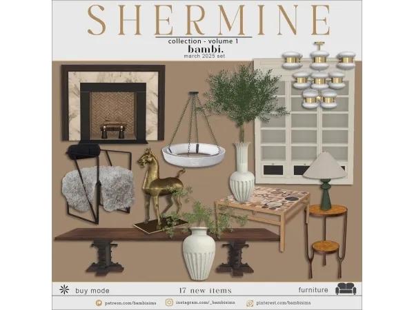 Alpha shermine collection volume I - The Sims 4 Custom Content