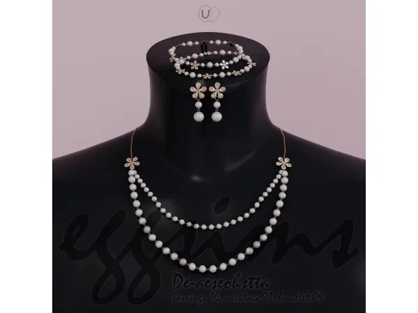 Alpha [EGGSIMS] De aeseohstta Acc set - The Sims 4 Custom Content