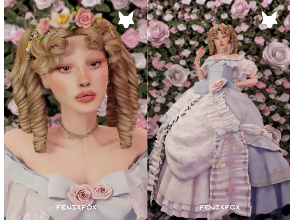 Mix Christine Rosen Fox Sim by fenixfoxsims - The Sims 4 Custom Content