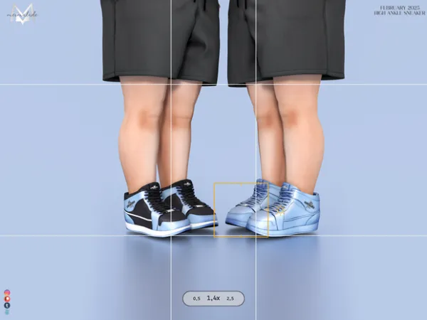 Alpha MERMALADE High Ankle Sneaker (Toddler) - The Sims 4 Custom Content