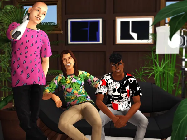 Moocha_Liliili_SimpleTeeMash - The Sims 2 Custom Content